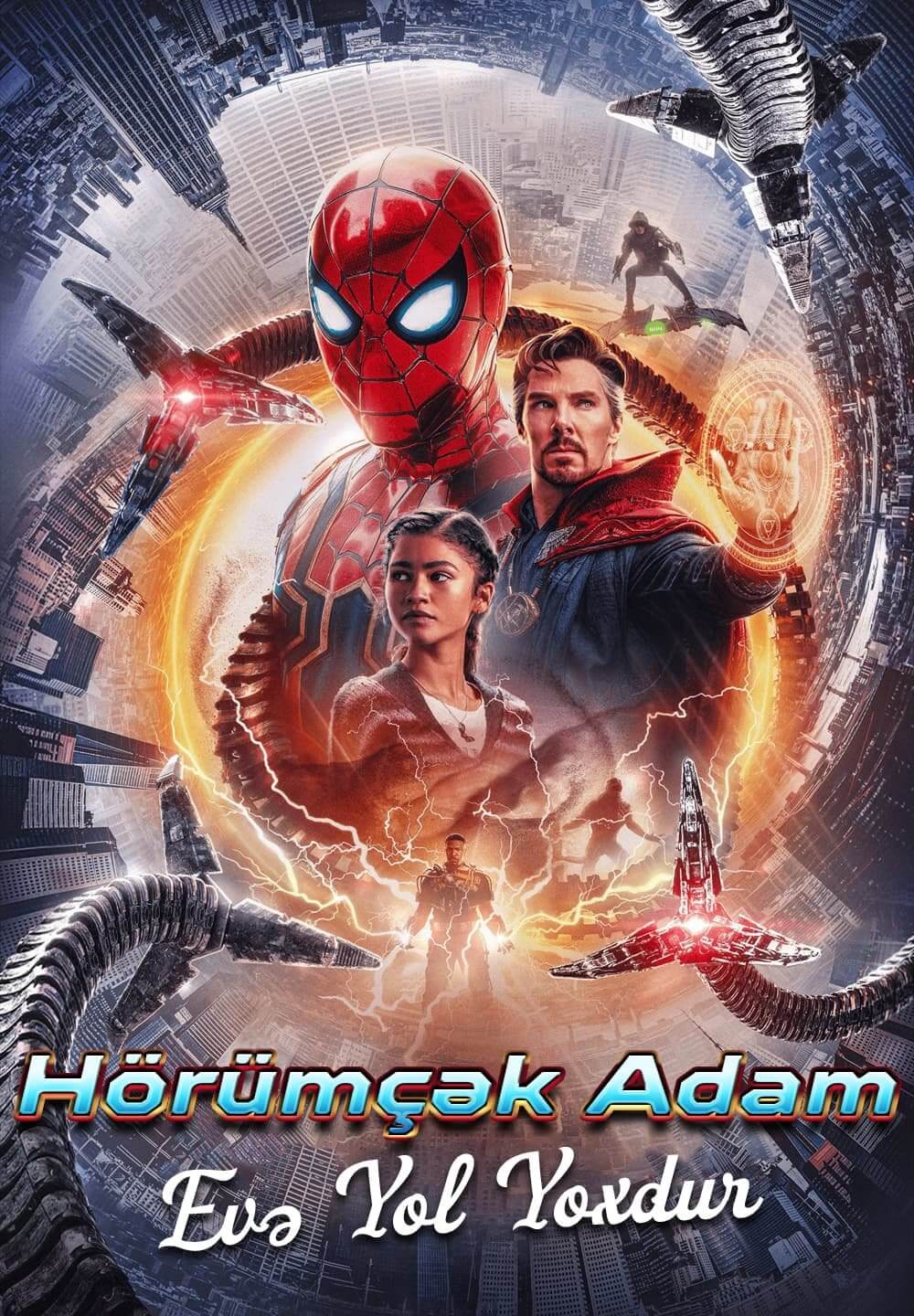Spider-Man: No Way Home / Hörümçək Adam: Evə Yol Yoxdur (2021) [Azerbaijani Dubbed]