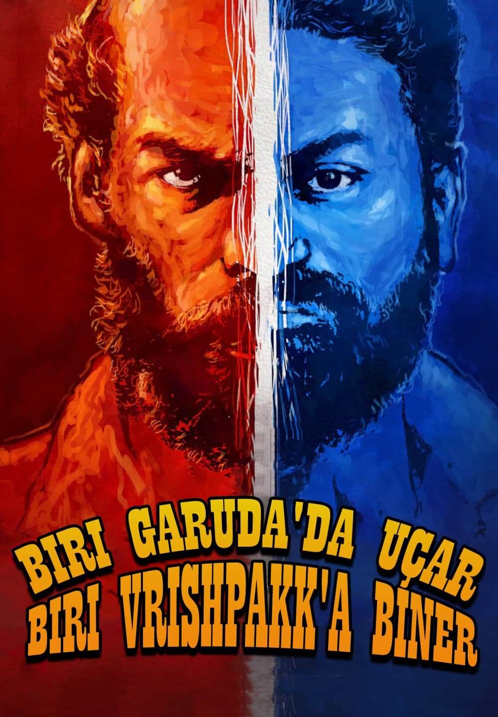 Garuda Gamana Vrishabha Vahana / Biri Garuda'da Uçar, Biri Vrishpakk'a Biner (2021) [Turkish Dubbed]